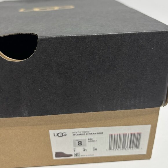 UGG Men’s Camino Chukka Boot Brown Leather, Size 8 M - Picture 8 of 8